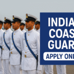 Indian Coast Guard recruitment 2025 apply online – uniformed officers standing in formation during selection announcement