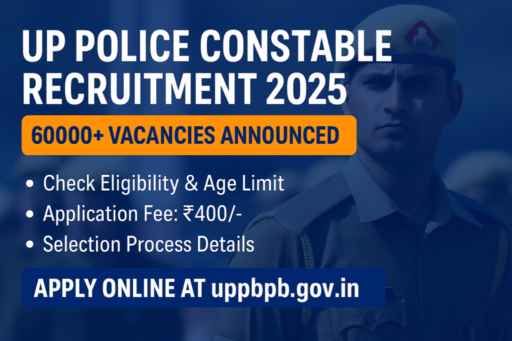 UP Police Constable Bharti 2025