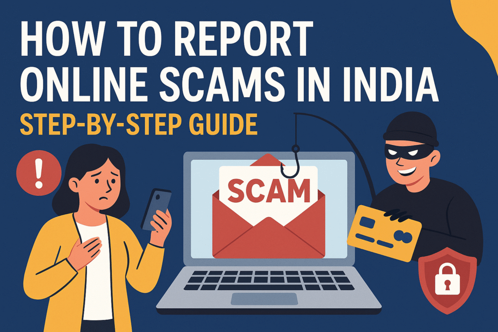 How to Report Online Scams in India (2025) | Step-by-Step Legal Guide