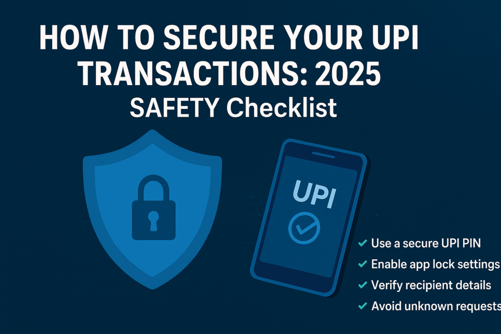 Step-by-step guide to secure UPI transactions on Google Pay, PhonePe, and Paytm